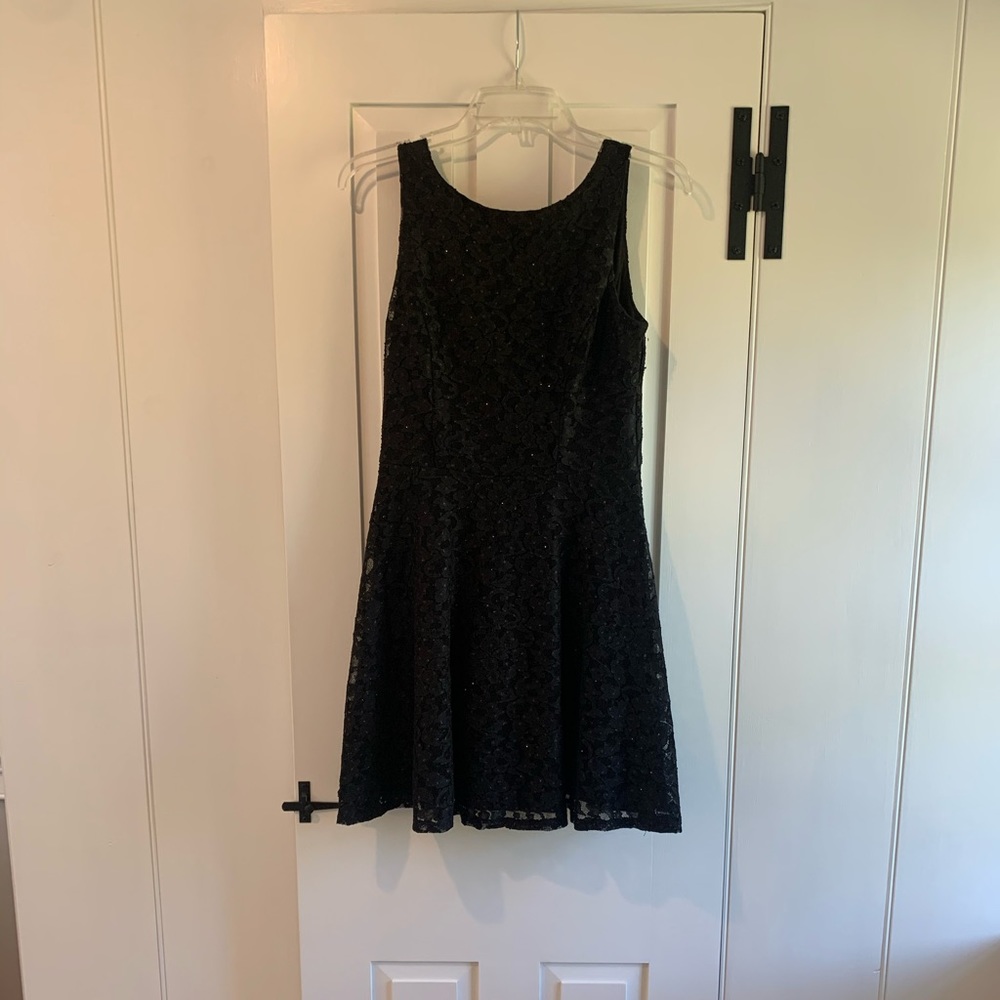 Women’s black lace dress